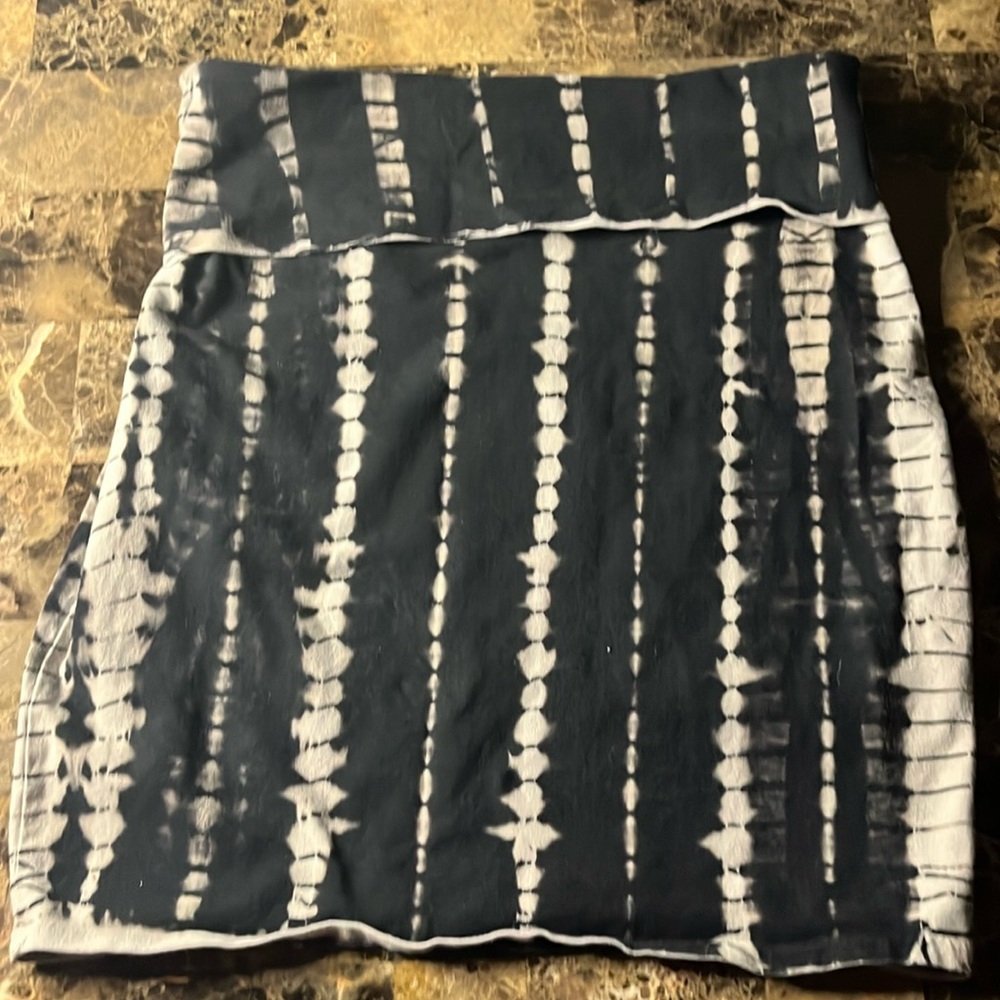 Cotton mini skirt
